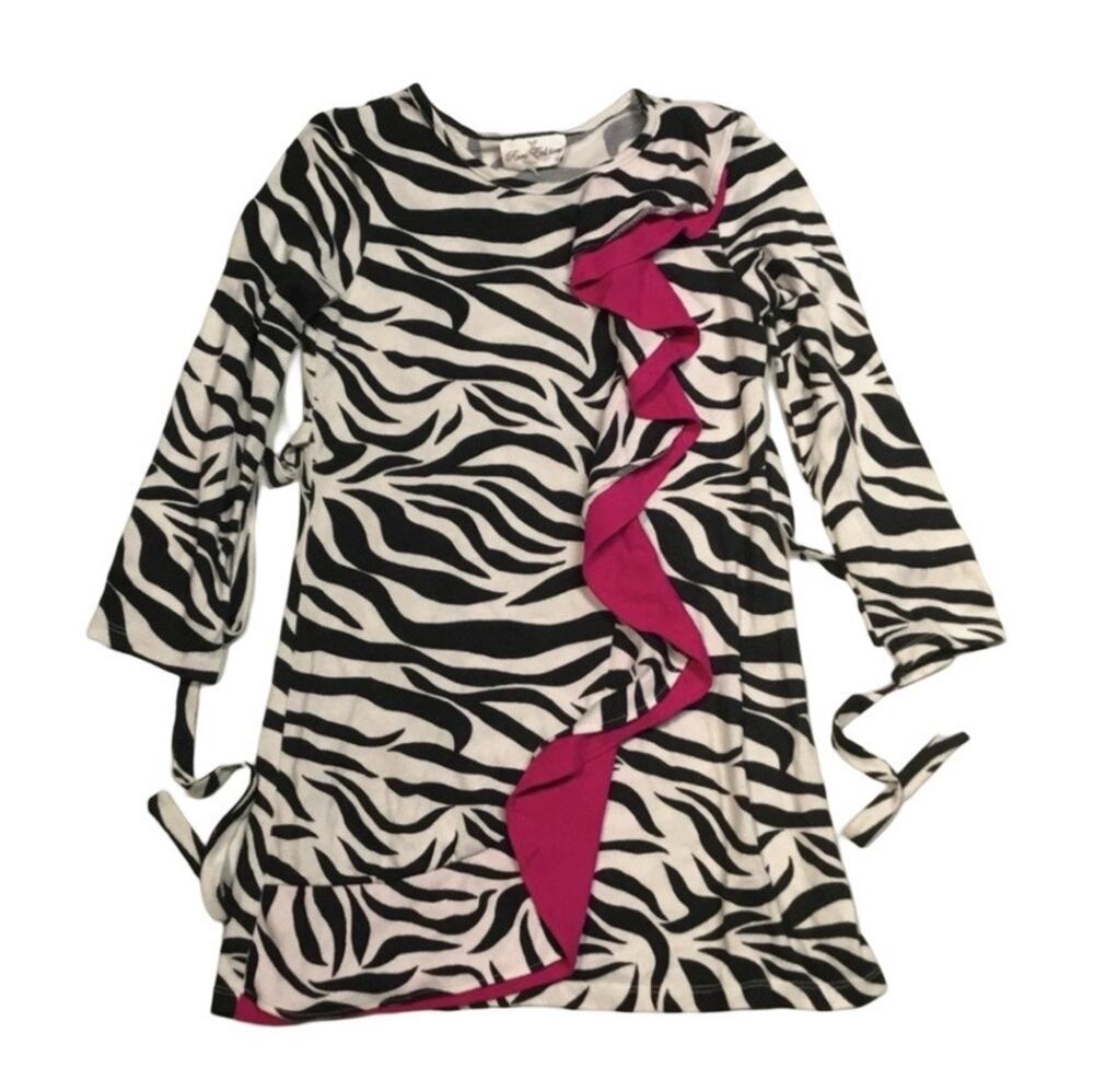 Rare Editions Zebra Print Dress